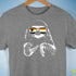 Pride Sloth Bear Pride Flag Sunglasses Premium Unisex T-Shirt - Grey Heather